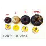 MASTER PIECE Synthetic Drawstring Ponytail: JUMBO DONUT  BUN