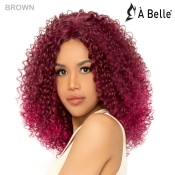 A Belle Caramel Lace Front Wig - BROWN