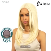 A Belle 100% Natural Human Hair Blend HD Lace Wig - CELLO
