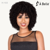 A Belle Jerry Curl 12A 100% Natural Human Hair Wig - H-103