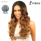 A Belle 100% Natural Human Hair Blend HD Lace Wig - VIOLIN