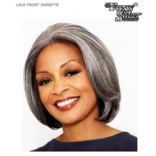ALICIA FOXY SILVER Synthetic Lace Front Wig - Jeanette