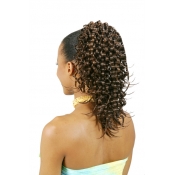 ALICIA CAREFREE, Synthetic Drawstring Ponytail, CRIMP-FLIP D/S