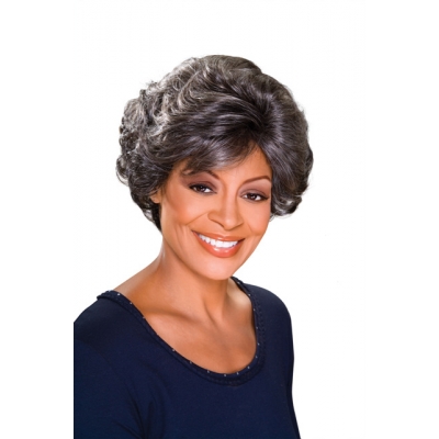 ALICIA FOXY SILVER, Monofilament Synthetic Wig, DOLORES