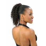 ALICIA CAREFREE, Synthetic Drawstring Ponytail, MINI-CRIMP D/S