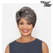 Foxy Silver Synthetic Wig - EILEEN