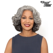 Foxy Silver Synthetic Lace Wig - ESTHER