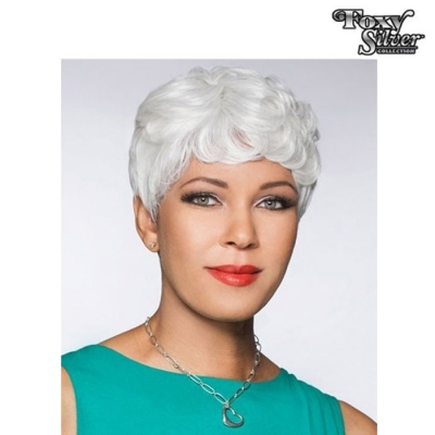 Foxy Silver Synthetic Wig - REID