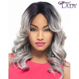 Foxy Lady Synthetic Natural J Part Lace Wig - DYLAN