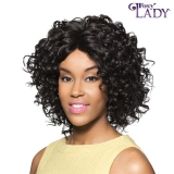 Foxy Lady Synthetic Natural J Part Lace Wig - LELA