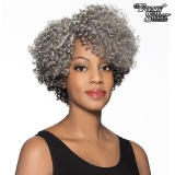 Foxy Silver Synthetic Natural J Part Lace Wig - MARJORIE