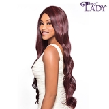 Foxy Lady Synthetic Natural J Part Lace Wig - 10845 KINA
