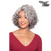 Foxy Silver Synthetic Natural J Part Lace Wig - 10849 MARTINA