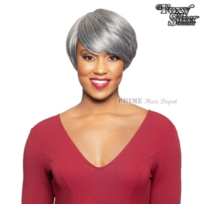 Foxy Silver Synthetic Wig - 10883 BRENDA