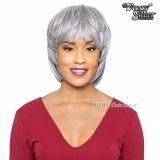 Foxy Silver Synthetic Wig - 10896 EVETTE