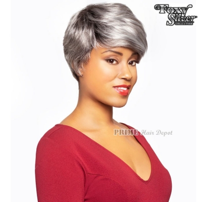 Foxy Silver Synthetic Wig - 10905 VERNA