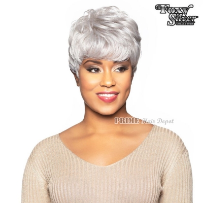 Foxy Silver Synthetic Wig - 10918 CELIA