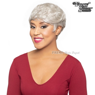 Foxy Silver 100% Human Hair Wig - 13749 H/H CLAIR