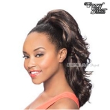 Foxy Silver Synthetic Drawstring Ponytail - 14645 DS12