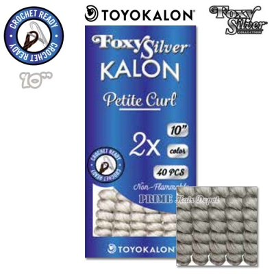 Foxy Silver KALON PETITE CURL 10 BRAID - 14647