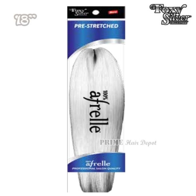 Foxy Silver 100% Afrelle Pre-stretched Easy Braid 18 - 14657