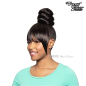 Foxy Silver Synthetic Ponytail Bang and Drawstring Set - 14658 DUET05