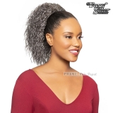 Foxy Silver Synthetic Drawstring Ponytail - 14663 DS16