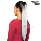 Foxy Silver Synthetic Drawstring Ponytail - 14679 DS18