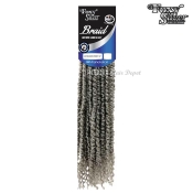 Foxy Silver 2X PASSION TWIST 18 Braid - 14682