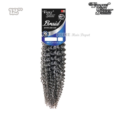 Foxy Silver PASSION CURL 12 Braid - 14689