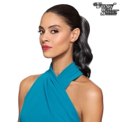Foxy Silver Synthetic Drawstring Ponytail - 14696 DS23