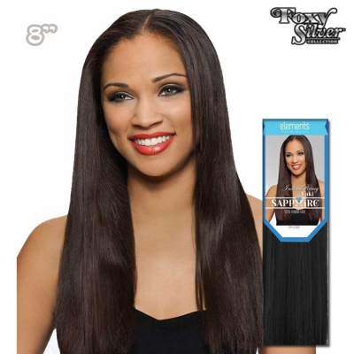 Elements Sapphire Remy Human Hair Weave - YAKI 8