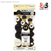 Bobbi Boss Gold Boss Bundle 100% Unprocessed Human Hair Weave -  BODY WAVE 3 PCS [10.12.14]