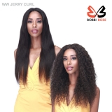 Bobbi Boss Bundle 100% Virgin Human Hair Lace Part Closure - WW JERRY CURL [10/12/16]