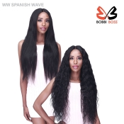 Bobbi Boss Bundle 100% Virgin Human Hair Lace Part Closure - WW SPANISH WAVE [10/12/16]