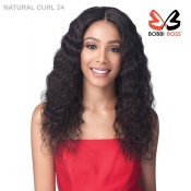 Bobbi Boss Unprocessed Virgin Remy Bundle Hair Full Lace Wig - NATURAL CURL 24