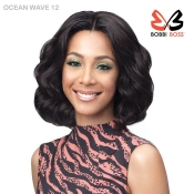 Bobbi Boss Unprocessed Virgin Remy Bundle Hair Full Lace Wig - OCEAN WAVE 12