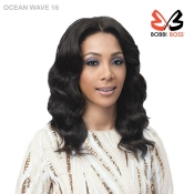 Bobbi Boss Unprocessed Virgin Remy Bundle Hair Full Lace Wig - OCEAN WAVE 16