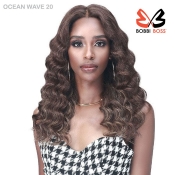 Bobbi Boss Unprocessed Virgin Remy Bundle Hair Full Lace Wig - OCEAN WAVE 20