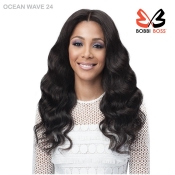 Bobbi Boss Unprocessed Virgin Remy Bundle Hair Full Lace Wig - OCEAN WAVE 24