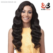 Bobbi Boss Unprocessed Virgin Remy Bundle Hair Full Lace Wig - OCEAN WAVE 28