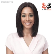 Bobbi Boss Unprocessed Virgin Remy Bundle Hair Full Lace Wig - STRAIGHT 16