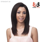 Bobbi Boss Unprocessed Virgin Remy Bundle Hair Full Lace Wig - STRAIGHT 20
