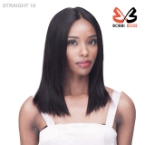 Bobbi Boss 100% Unprocessed Remy HD Bundle Lace Front Wig - STRAIGHT 16