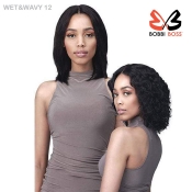 Bobbi Boss 100% Virgin Remy Human Hair HD Lace Wig - WET&WAVY 12