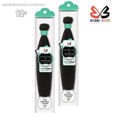 Bobbi Boss Indi Remi 100% Virgin Remy Human Hair Weave - STRAIGHT 12