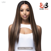 Bobbi Boss Human Hair Blend 13X4 Glueless HD Lace Wig - MBLF404 LOU
