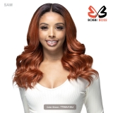 Bobbi Boss Human Hair Blend 13X4 Glueless HD Lace Wig - MBLF406 SAM