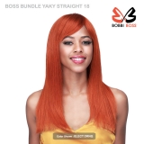 Bobbi Boss 100% Human Hair Wig - MH1289 YAKY STRAIGHT 18