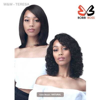 Bobbi Boss 100% Human Hair Wig - MH1300 W&W TERESA